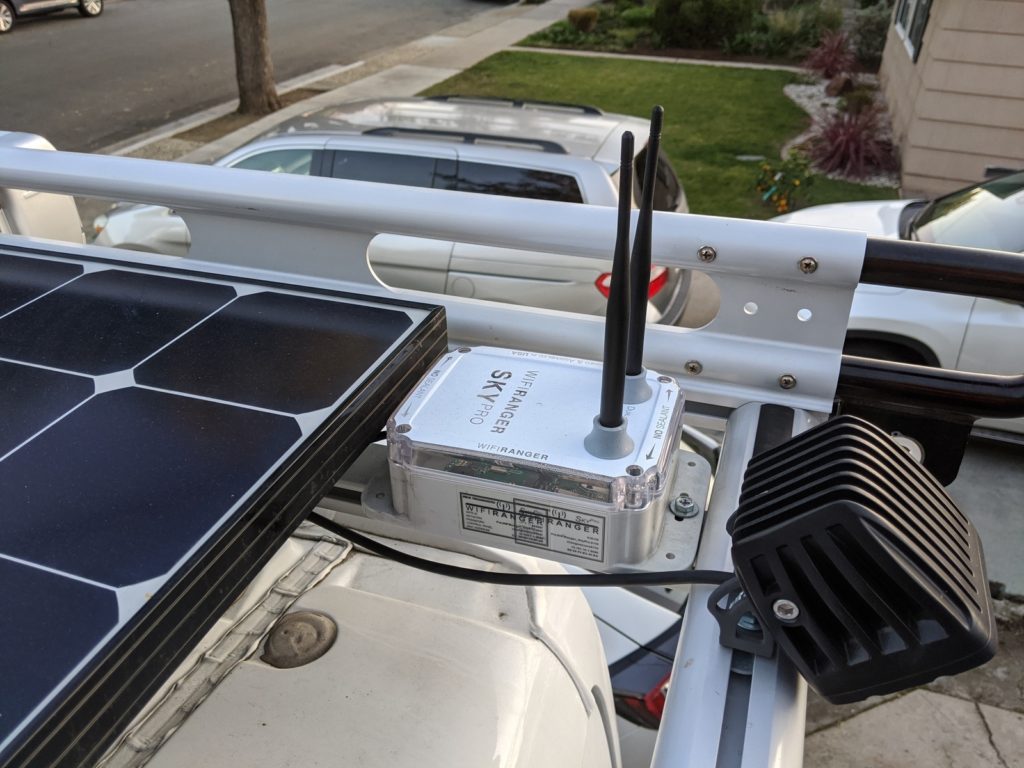 camper van electrical system roof wiring